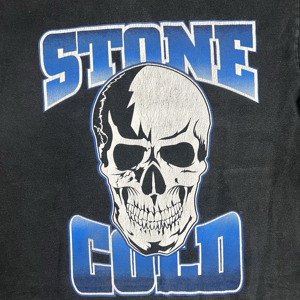 Vtg 2000s Stone Cold Steve Austin WWF Wrestling Shirt M Stomping Mudholes WWE - Picture 7 of 9